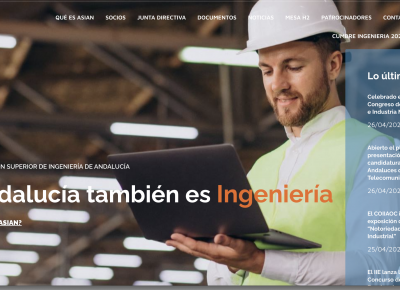 Los ingenieros andaluces renuevan su web